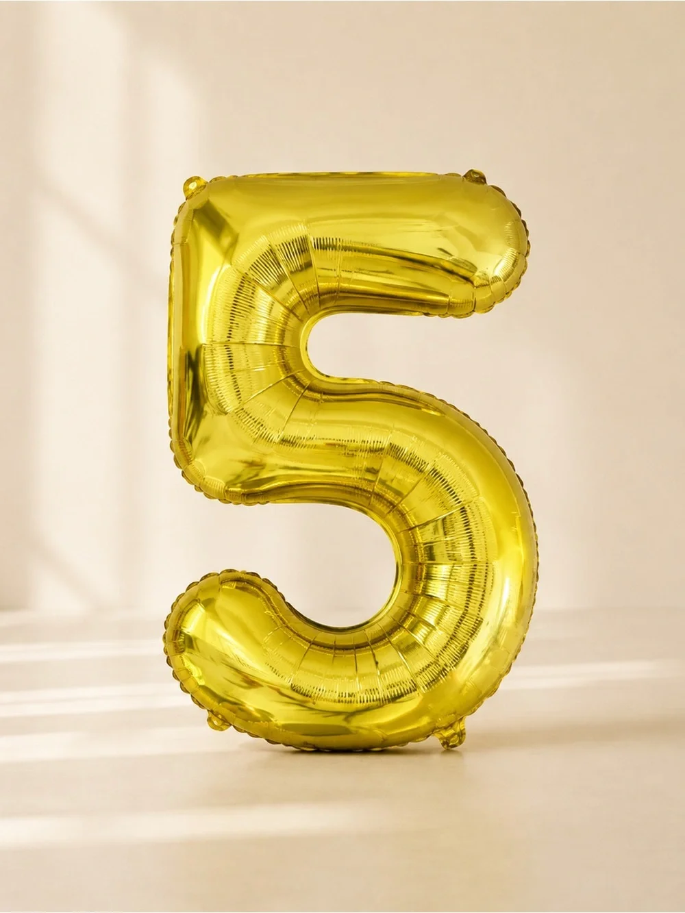 Gold Number Foil Balloons - Party Decorations (0-9)
